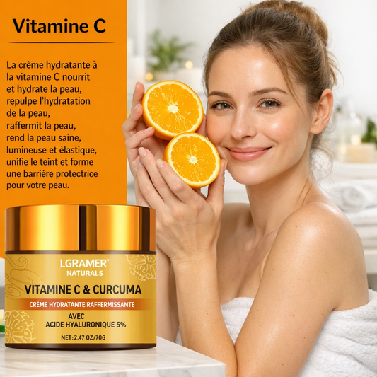 Crème Éclat Vitamine C & Curcuma (70g)