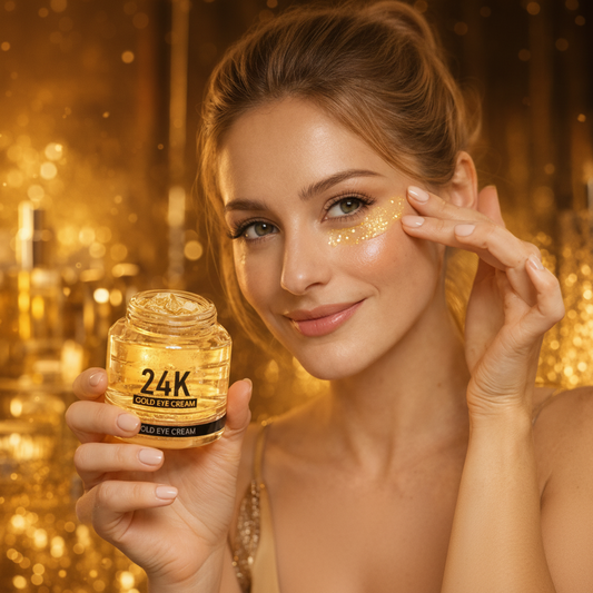 Crème Contour des Yeux Or 24K & Acide Hyaluronique
