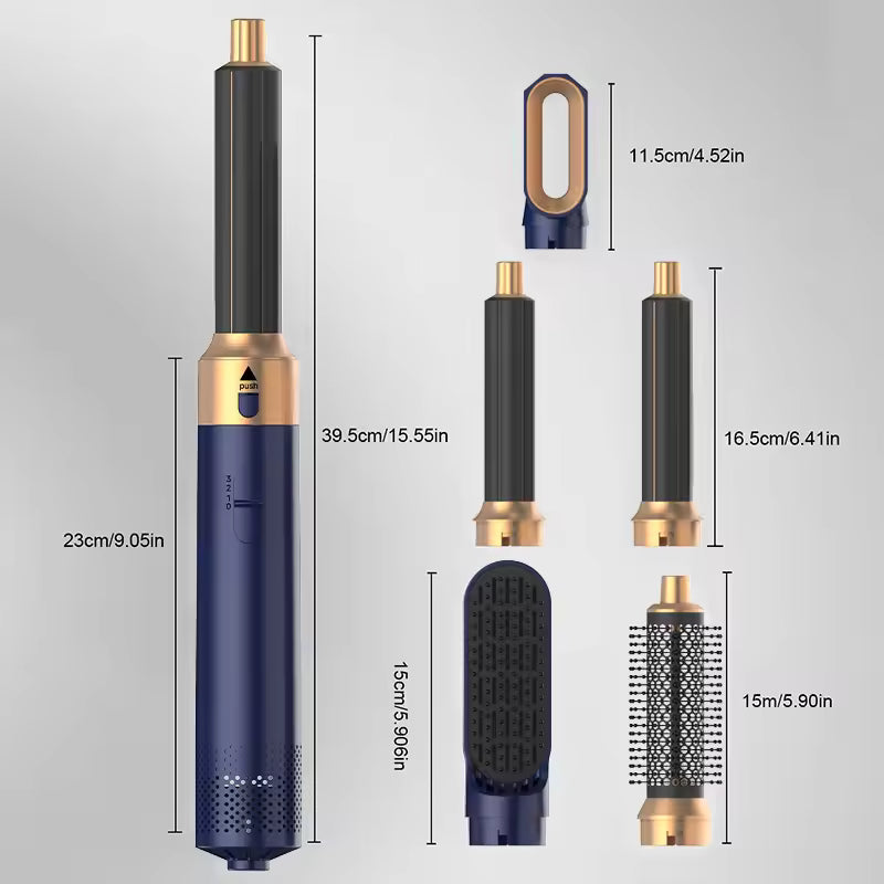 Brosse Soufflante Multifonction 5-en-1 – Séchage & Coiffage Professionnel