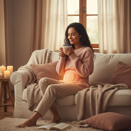 Ceinture Chauffante Électrique – Soulagement Menstruel, Abdominal & Lombaire