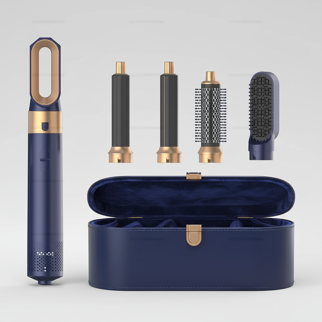 Brosse Soufflante Multifonction 5-en-1 – Séchage & Coiffage Professionnel